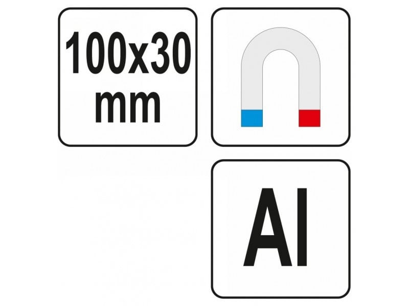 YATO Clemă de menghină moale 100 x 30 mm (2 bucăți)