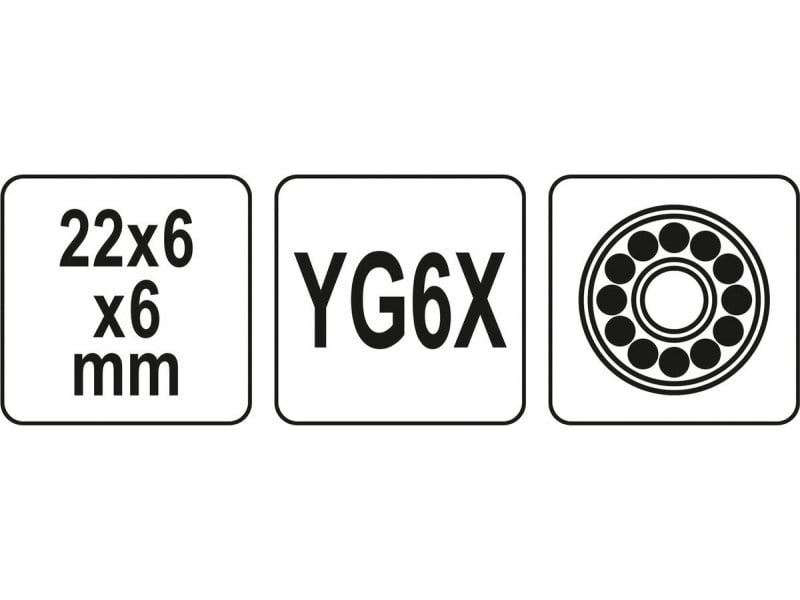 YATO Disc de tăiat gresie 22 x 6 x 6 mm