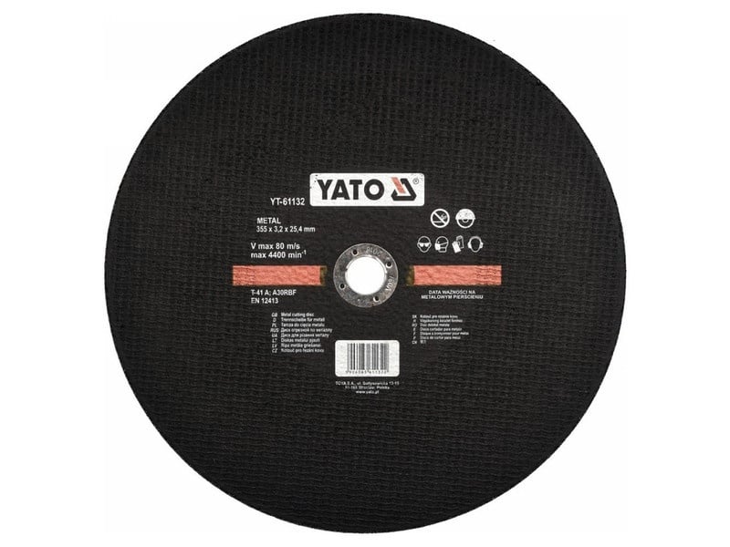 YATO Disc de tăiere pentru metal 355 x 3,2 x 25,4 mm