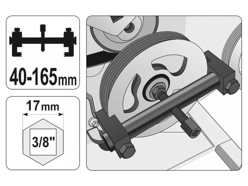 YATO Extractor de polițe de curea