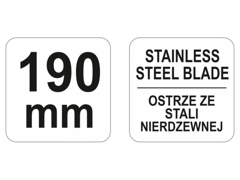YATO Foarfece tehnice 190 mm inox - 2 | YEO