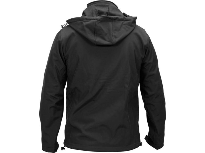 YATO Jachetă de protecție softshell de lucru cu glugă negru dimensiune XXL 3 buzunare - 3 | YEO