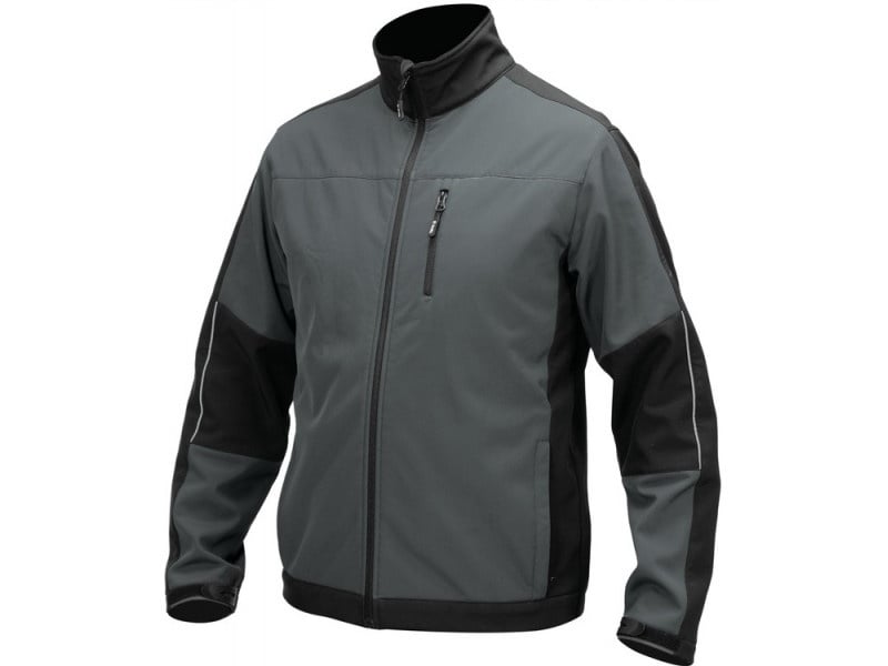 YATO Jachetă de protecție softshell de lucru gri-negru dimensiune XXL 3 buzunare