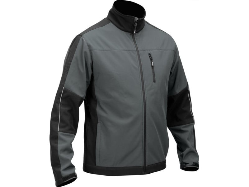 YATO Jachetă de protecție softshell de lucru gri-negru mărimea M 3 buzunare - 1 | YEO