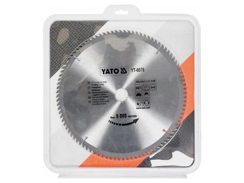 YATO Lamă de ferăstrău pentru lemn 300 x 30 x 2,0 mm / 96T - 2 | YEO