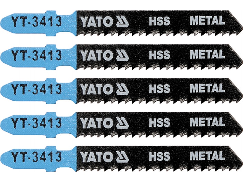 YATO Lamă de ferăstrău pentru metal T-joint 12TPI 75/1,0 mm HSS (5 bucăți)