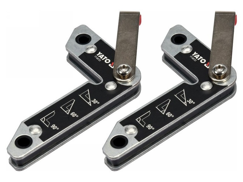 YATO Magnet suport piesă de sudură 30-60-90°/32 kg (2 buc) - 1 | YEO