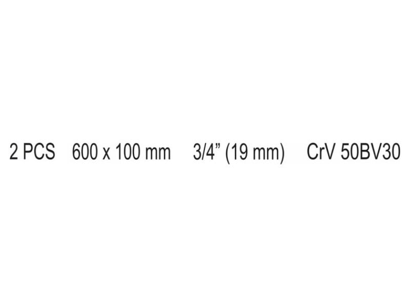 YATO Manivelă în formă de L 3/4" 600 x 100 mm CrV