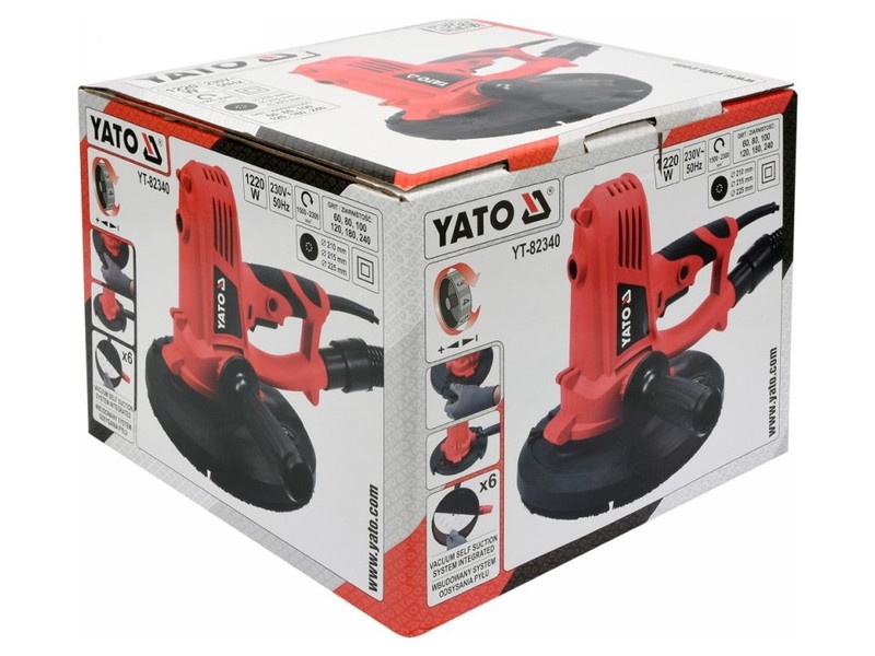 YATO Polizor manual de perete 225 mm 1220 W - 3 | YEO