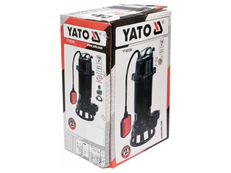 YATO Pompă de apă uzată 750 W - 1 | YEO