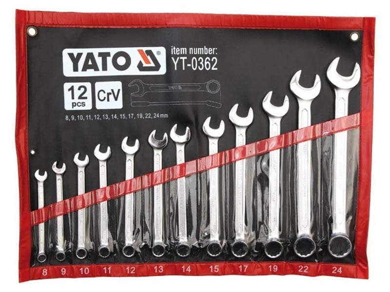 YATO Set cheie stelară 12 piese 8-24 mm CrV