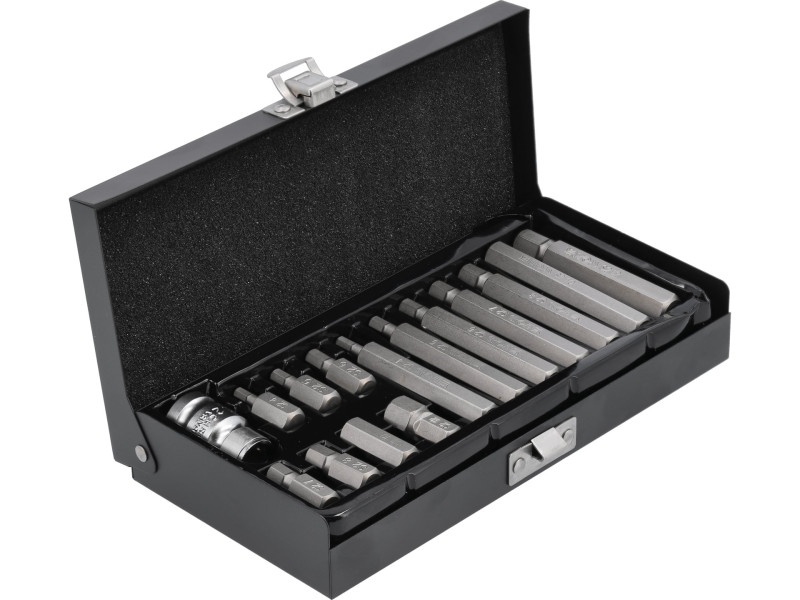 YATO Set de biți 15 piese (imbus) H4-H12 1/2" - 2 | YEO