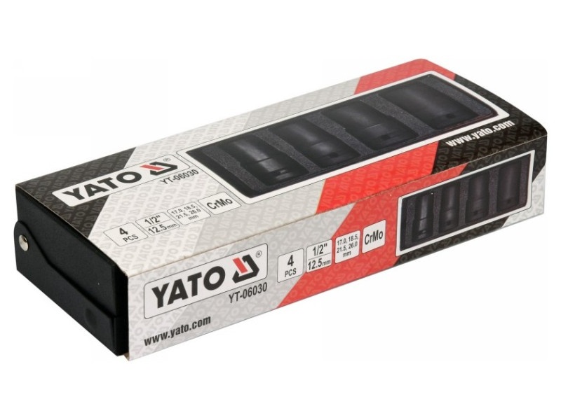 YATO set de prize 4 piese 1/2" 17-26 mm CrMo - 3 | YEO