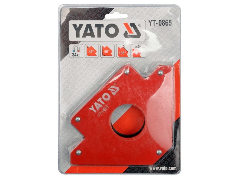 YATO Suport pentru piese de sudură magnet 122 x 190 x 25 mm/34 kg - 1 | YEO