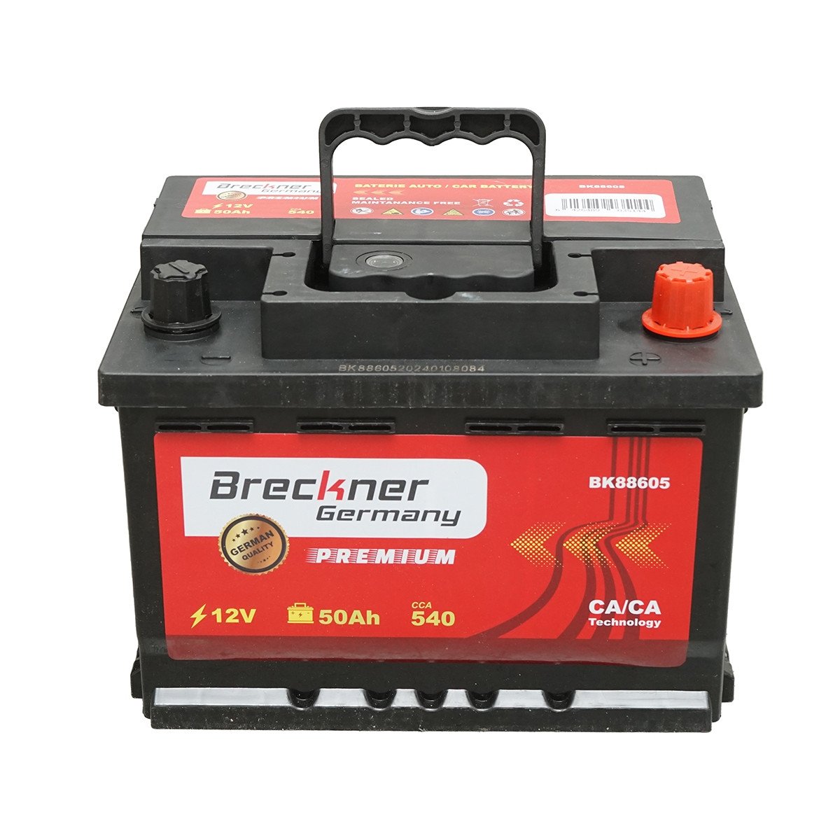 Acumulator, baterie auto 50Ah, 540A, 12V , Cod: BK88605, Brand: BRECKNER GERMANY - 3 | YEO