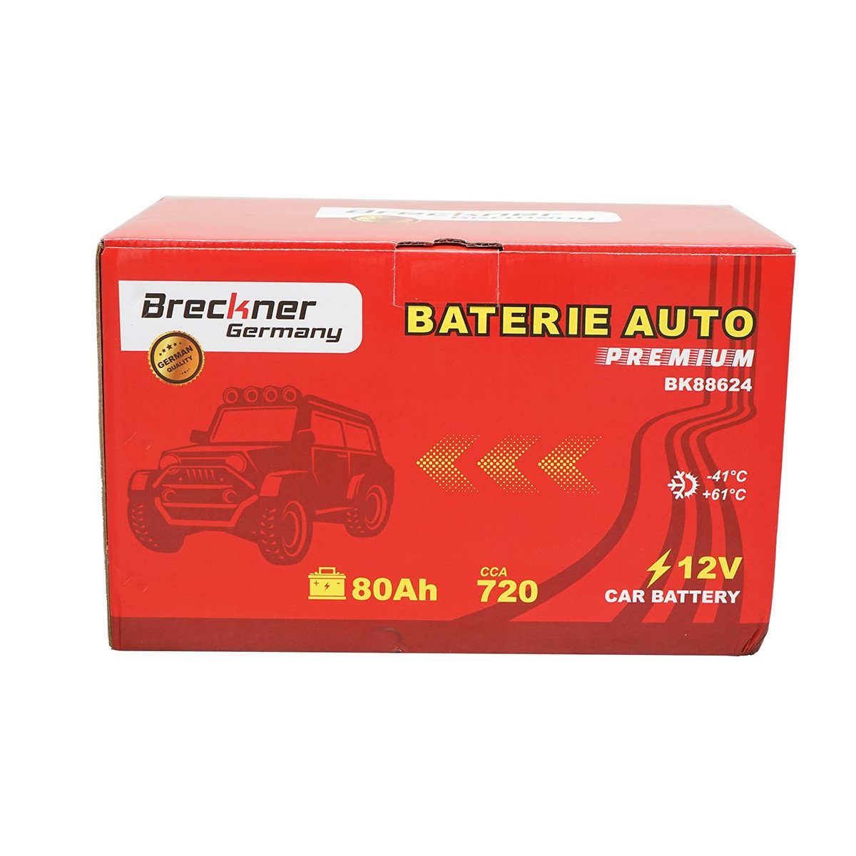 Acumulator, baterie auto 80Ah, 720A, 12V, Cod: BK88624, Brand: BRECKNER GERMANY