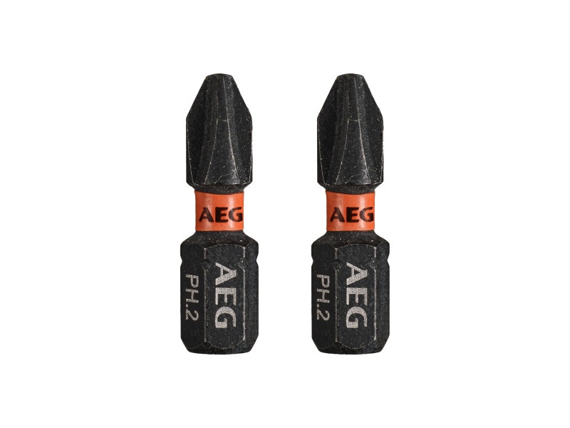 AEG Bit punct PH2 x 25 mm 1/4" (2 buc) - 1 | YEO