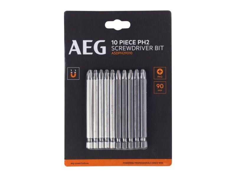 AEG Bit punct PH2 x 90 mm 1/4" (10 buc)