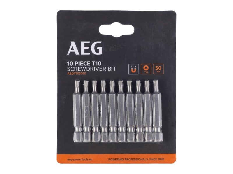 AEG Bithegy T10 x 50 mm 1/4" (10 buc)