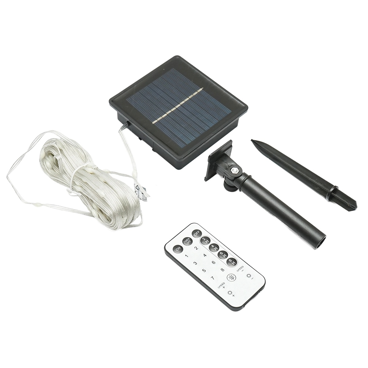 Banda LED cu panou solar 5V, 10m, telecomanda RGB+IC IP65, Cod: BK79097, Brand: BRECKNER GERMANY - 1 | YEO