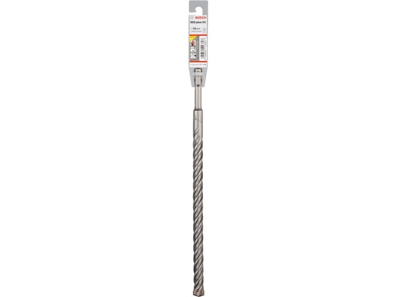 BOSCH 5X Burghiu pentru piatră 16 x 310/250 mm cu patru tăișuri SDS-Plus - 1 | YEO