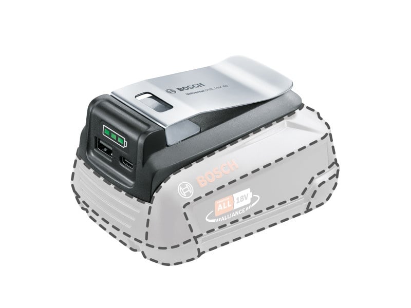 BOSCH Adaptor de baterie cu funcție powerbank UniUSB 18V-15