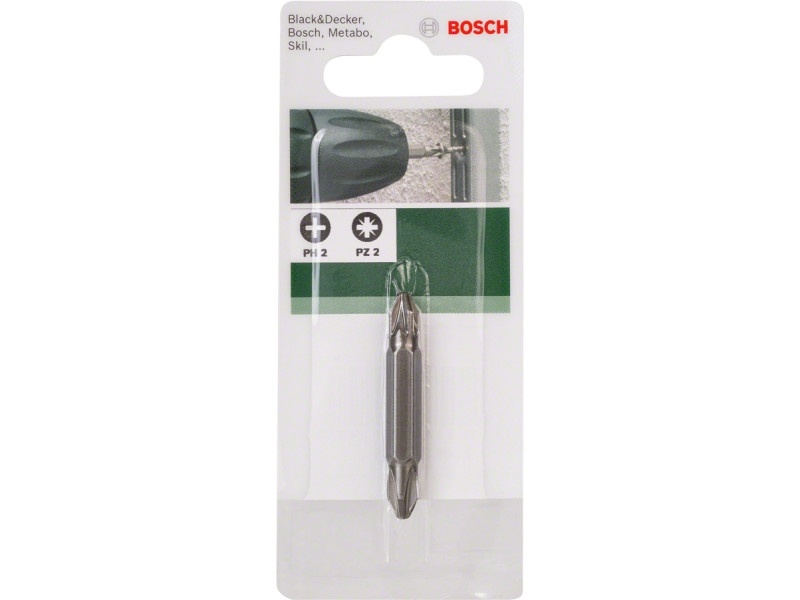 BOSCH Bit cu două capete bit PH2/PZ2 45 mm 1/4"