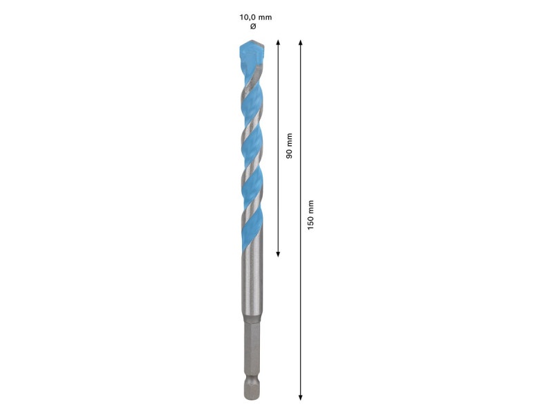 BOSCH EXPERT HEX-9 Burghiu universal 10,0 x 90/150 mm cu prindere burghiu 1/4"