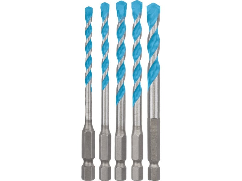 BOSCH EXPERT HEX-9 Set universal de burghie 5 piese (4 / 5 / 6 / 6 / 8 mm) 1/4" prindere burghie