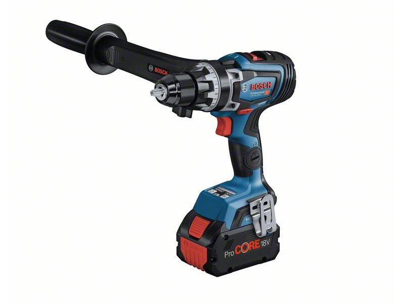 BOSCH GSR 18V-150 C mașină de găurit și găurit fără fir, 2 baterii ProCore 8.0 Ah + GAL 1880 CV, GCY42, L-Boxx