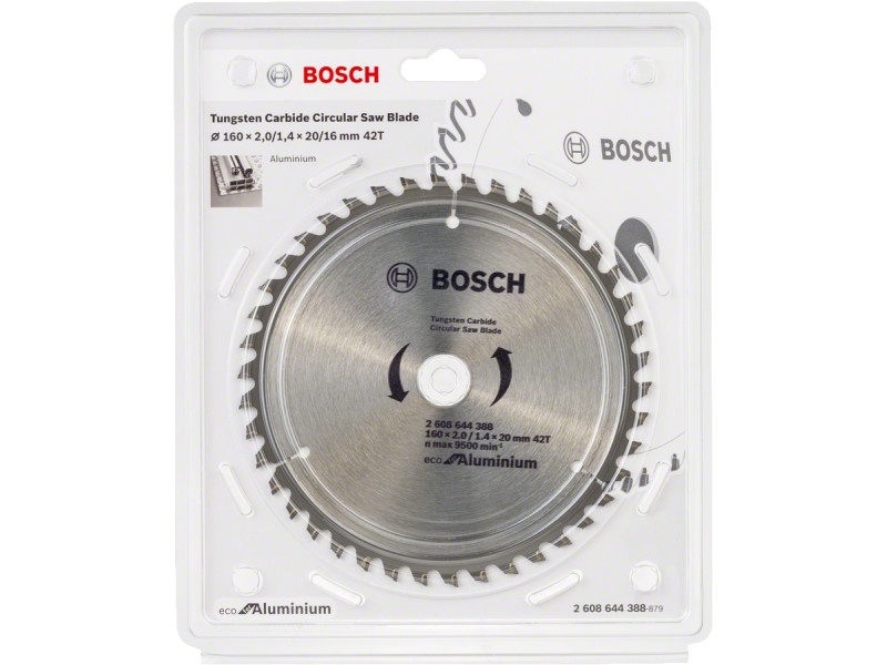 BOSCH Lamă de ferăstrău pentru aluminiu 160 x 20 x 2,0 mm / 42T