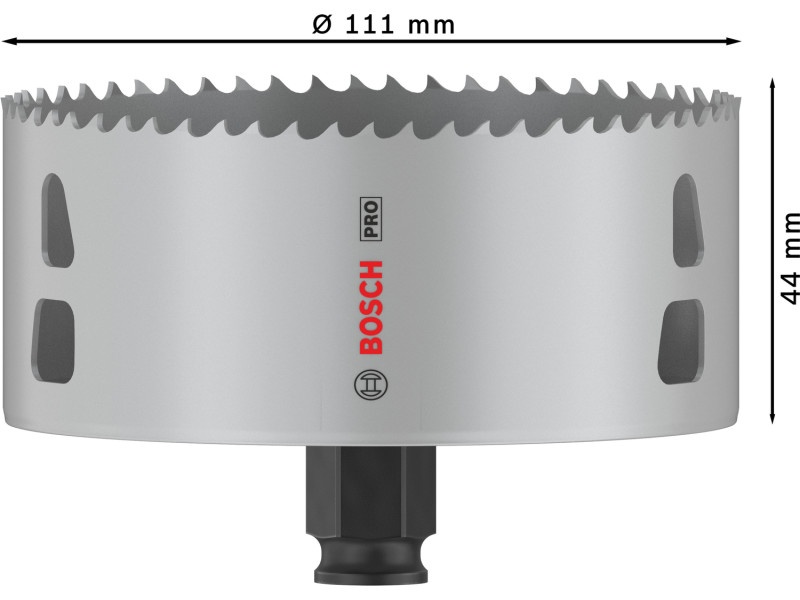 BOSCH PRO Cutter circular 111 mm (8% cobalt) PC PLUS Multi Material - 2 | YEO