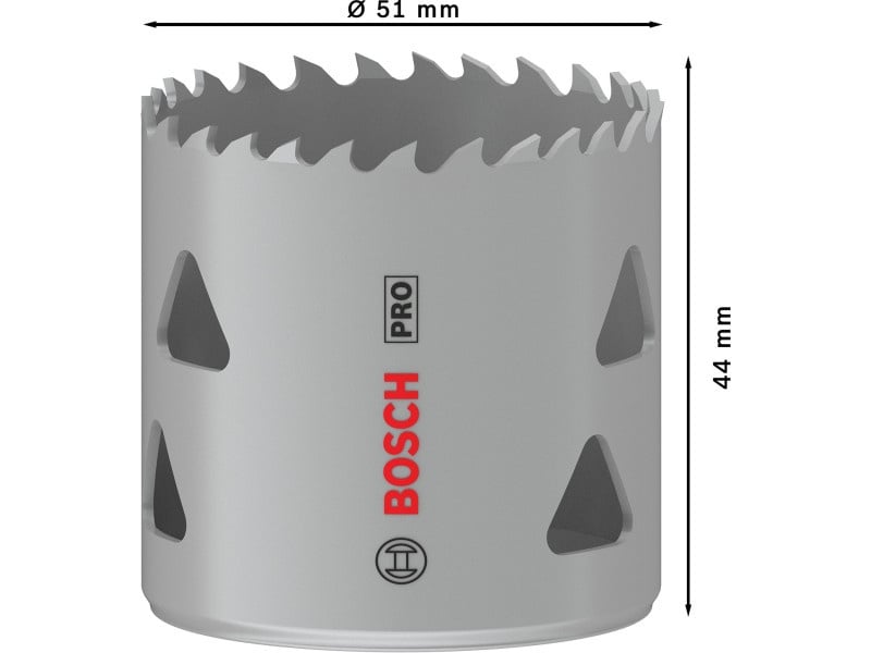 BOSCH PRO Cutter circular cu filet de 51 mm (8% cobalt) Multi Material - 3 | YEO