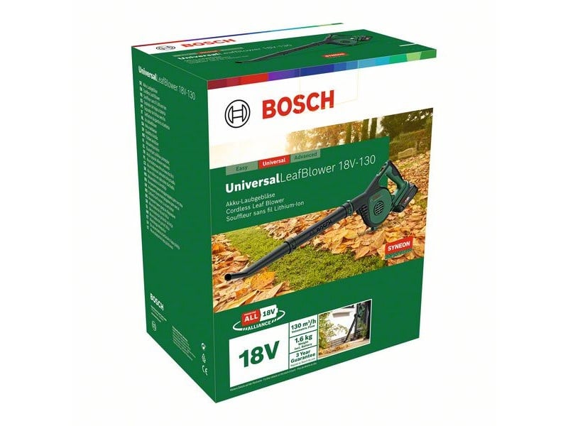 BOSCH UniversalLeafBlower 18V-130 Suflantă pentru frunze (1 x baterie de 2,5 Ah + încărcător) - 2 | YEO