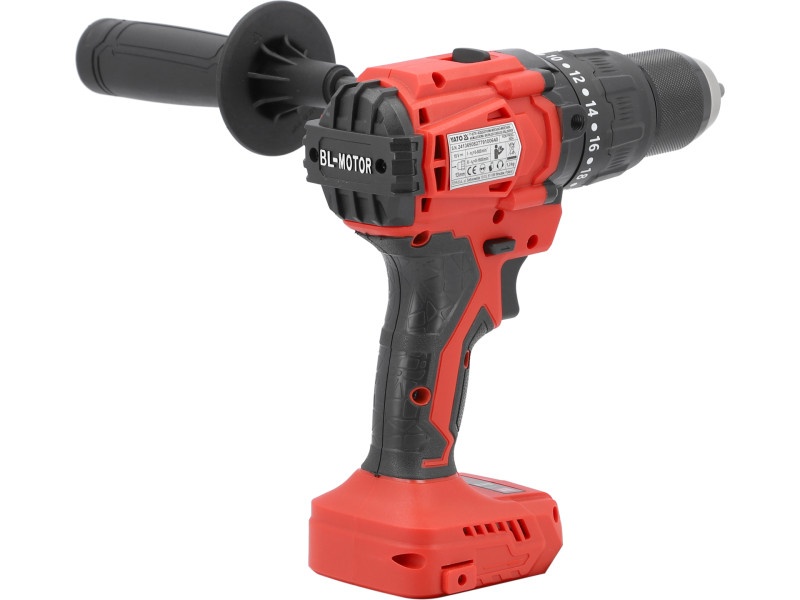 Burghiu cu percuție fără fir YATO 120 Nm fără perie de carbon 18 V (fără acumulator și încărcător) - 2 | YEO