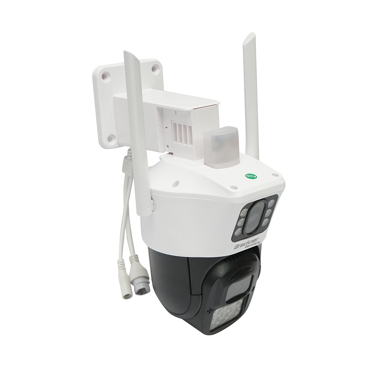 Camera de supraveghere lentila duala 6MP, WIFI P2P, rotativa 360 PTZ cu senzor de miscare, sirena, detectie umana, google assistant si aplicatie iCSee , Cod: BK69595, Marca: BRECKNER GERMANY - 3 | YEO