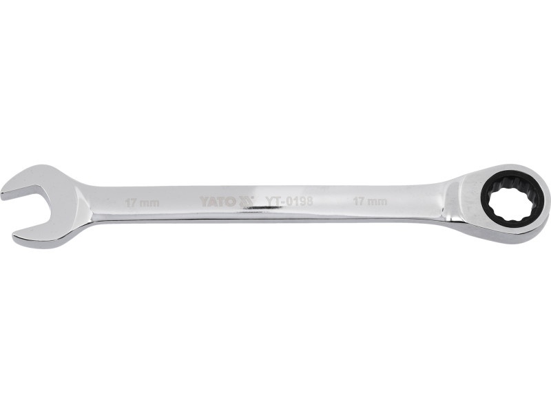 Cheie cu clichet YATO Star 17 mm / 225 mm 72T CrV - 3 | YEO