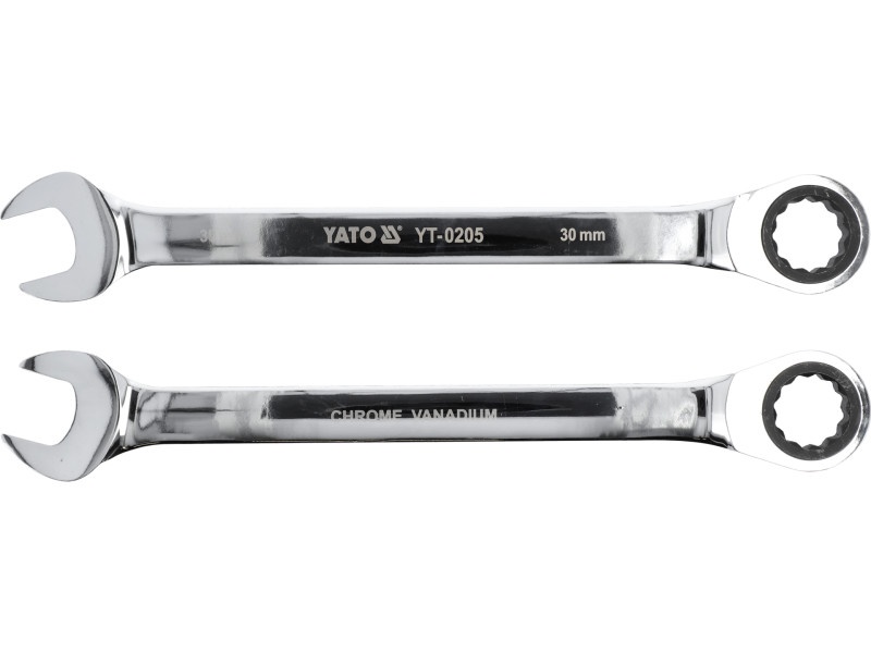 Cheie cu clichet YATO Star 30 mm / 400 mm 72T CrV - 2 | YEO