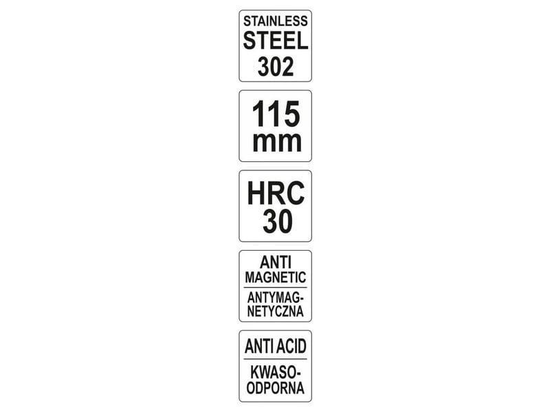 Clește YATO îndoit 115 mm HRC30