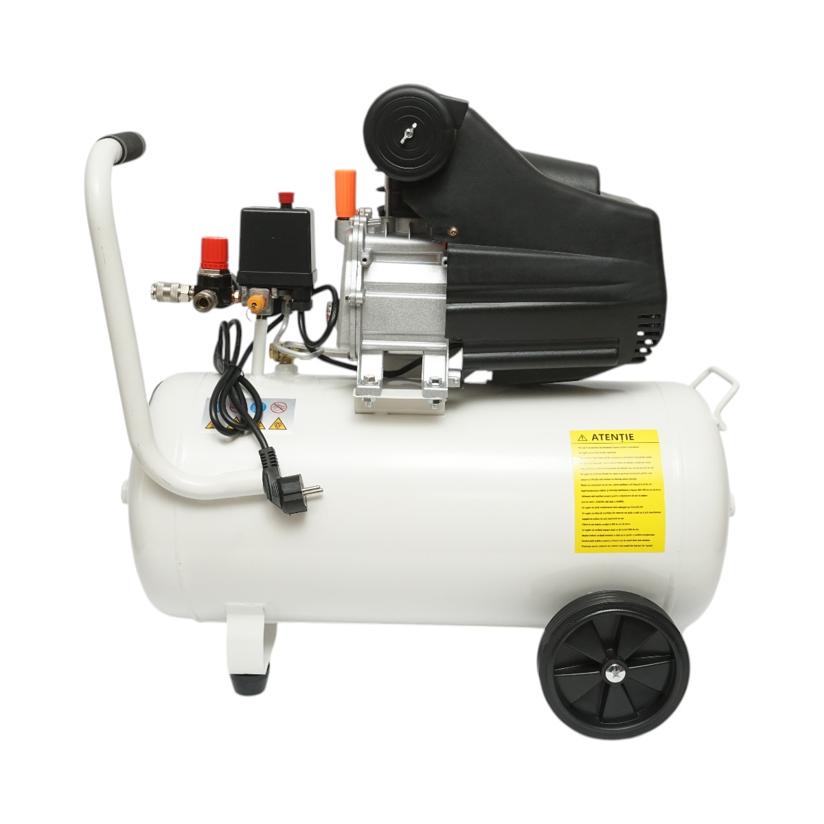 Compresor aer 50L, putere motor 1.9KW/2.5CP, presiune maxima 8 bar, volum aer aspirat 185L/min , Cod: BK76298, Breckner Germany - 2 | YEO
