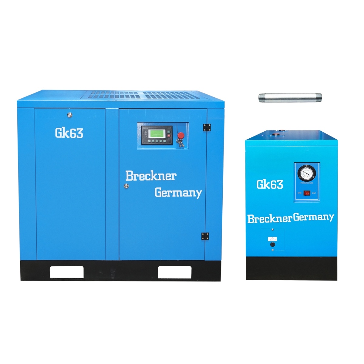 Compresor cu surub 11KW/ 15CP, 1.5mc/min cu uscator, Cod: DISGK63, Brand: BRECKNER GERMANY