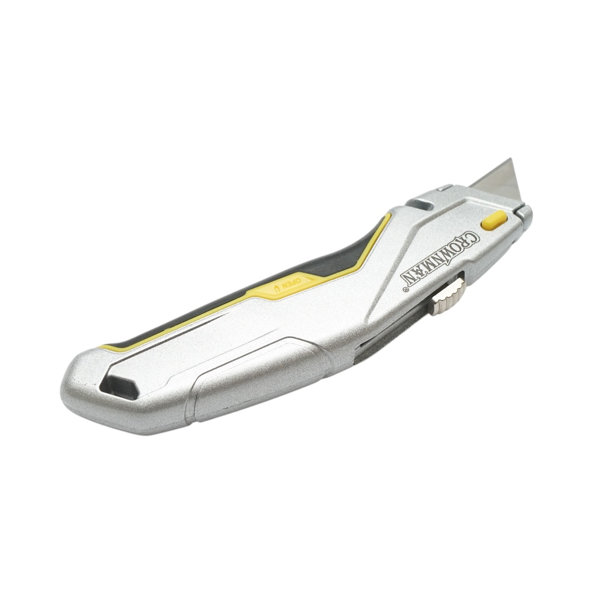 Cutit cutter profesional cu lama otel 19mm SK5 retractabila, corp aluminiu Heavy Duty , Cod: DISUF09, Crownman