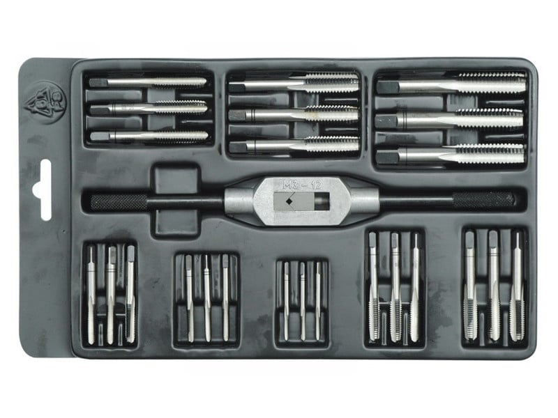 CZTOOL Set burghiu filetat (manual) 25 piese până la M3-M12