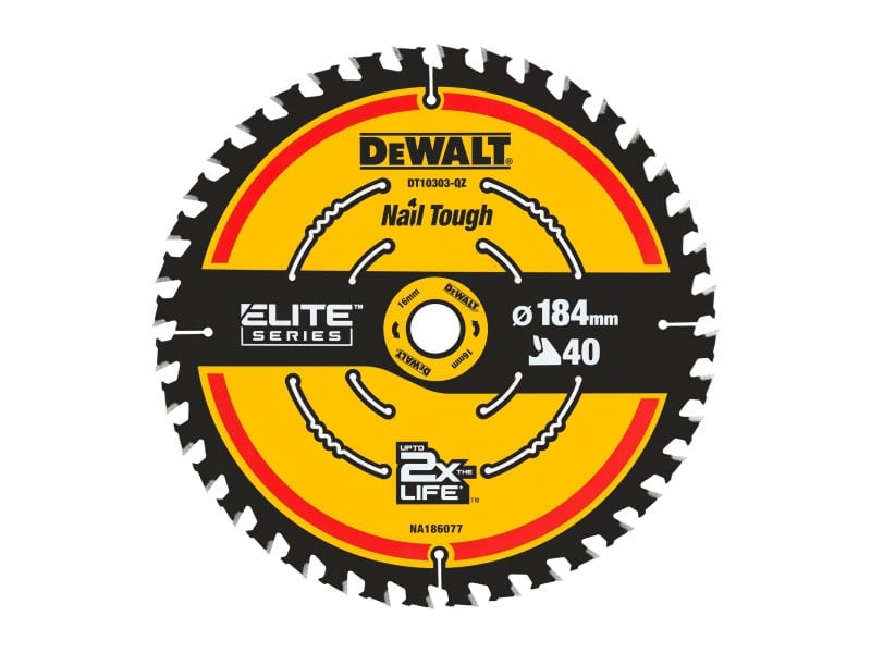 DEWALT EXTREME Pânză de ferăstrău pentru lemn 184 x 16 x 1,65 mm / 40T