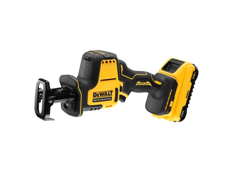 DEWALT ferăstrău circular cu acumulator 18 V fără perie de carbon (acumulator + încărcător, fără TSTAK) DCS369NT