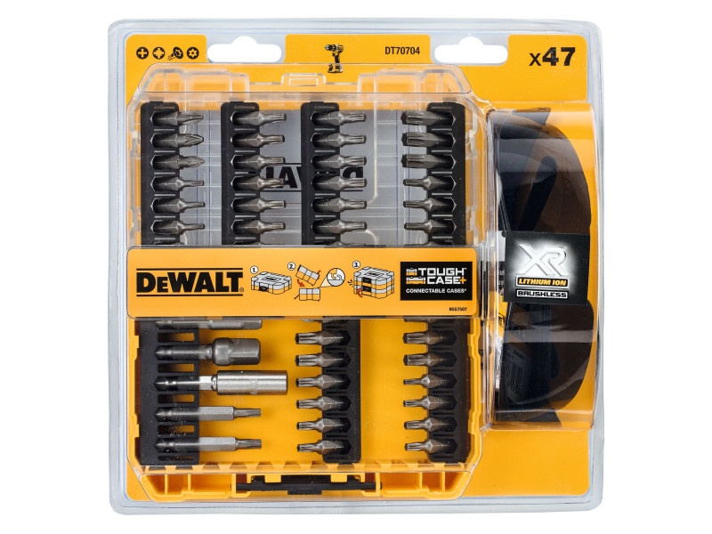 DEWALT Set cap de biți 47 piese + ochelari de protecție - 2 | YEO