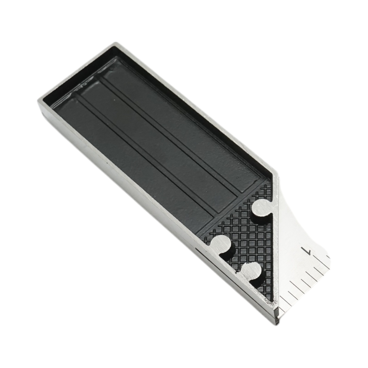 Echer tamplarie profesional 300mm/12 inch, maner aluminiu, rigla otel carbon, Cod: DISPT66, Brand: CROWNMAN