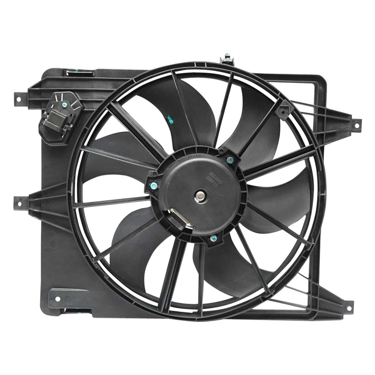 Electroventilator racire radiator GMV Logan/Sandero benzina cu A/C 6001550769, BK54003, BRECKNER GERMANY