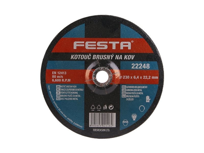 FESTA Disc de curățare pentru metal 230 x 6,4 x 22 mm