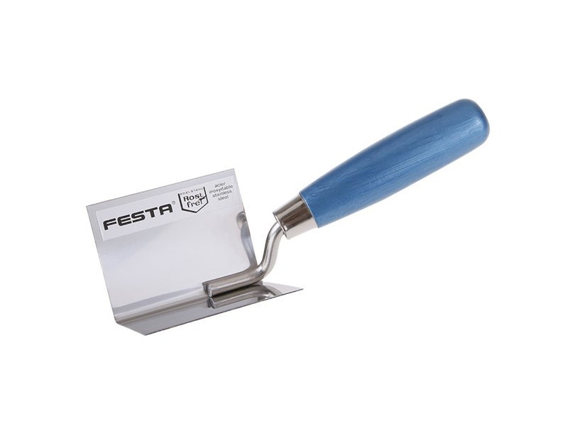 FESTA Lingură de zidărie colț interior inox 80/60/60
